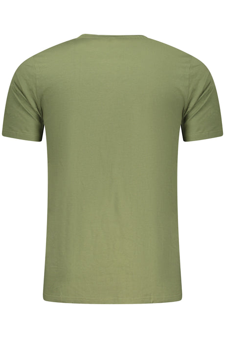 AERONAUTICA MILITARE MEN'S GREEN OUTDOOR T-SHIRT