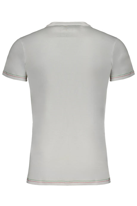 AERONAUTICA MILITARE MEN'S WHITE SHORT SLEEVE T-SHIRT