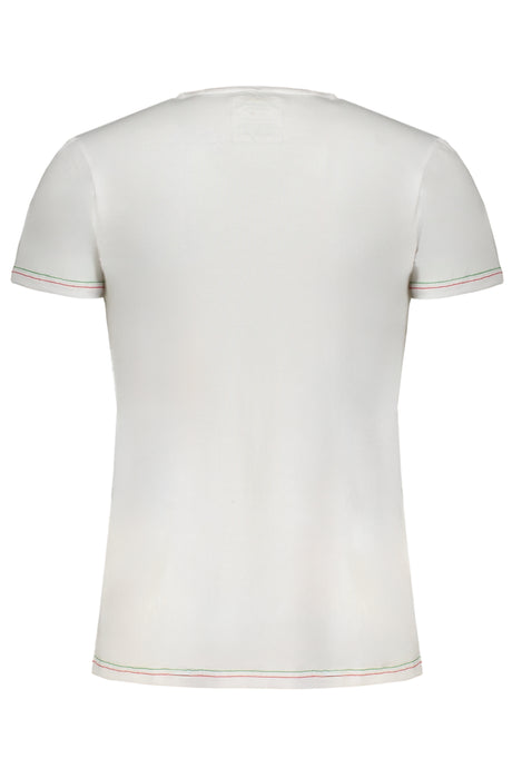 AERONAUTICA MILITARE MEN'S WHITE SHORT SLEEVE T-SHIRT