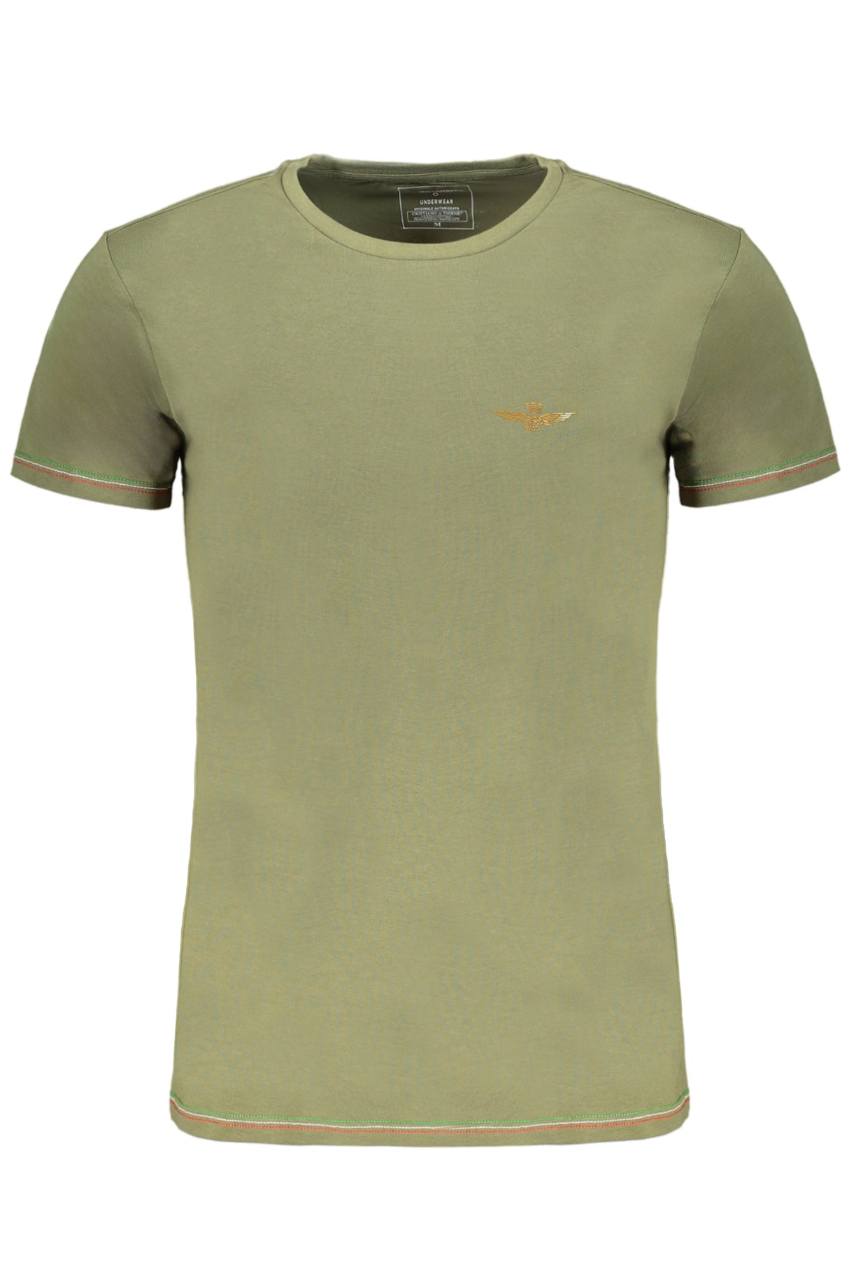 ERONAUTICA MILITARE GREEN MEN'S SHORT SLEEVED T-SHIRT