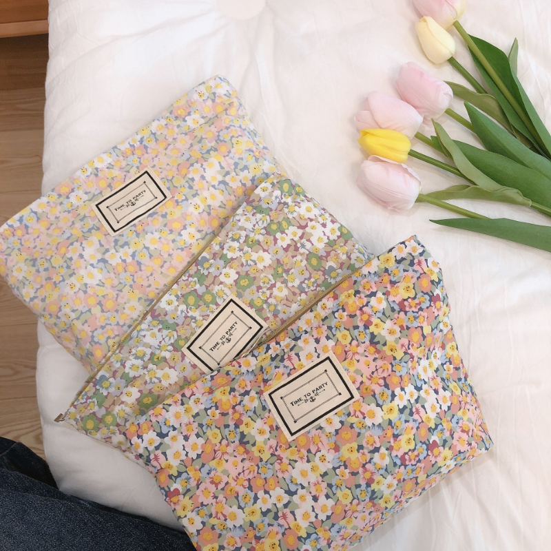 Floral Women's Makeup Storage Bag for Travel