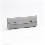 Portable Leather Makeup Brush and Lipstick Organizer