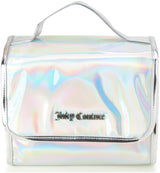 Juicy Couture Womens Toiletries Bag - Travel Makeup and Toiletries Hanging Organizer Set - Makeup Organizer Hanging Case Set Multicolor