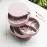 Earring Storage Box with Rotating Display Rack