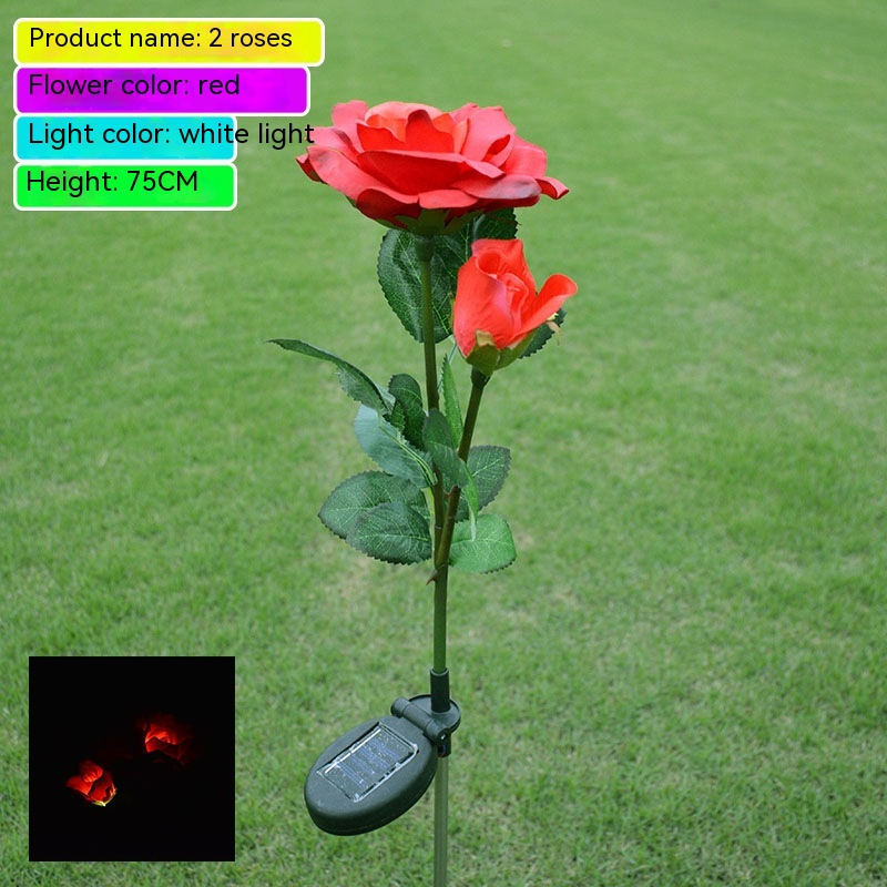 Solar-Powered LED Garden Light