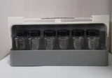 Multi-Compartment Hanging Kitchen Spice Rack | Seasoning Bottle Organizer with Optional Bottles