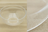 Transparent Mask Bowl Set with Soft Brush (Approx. 6CM)
