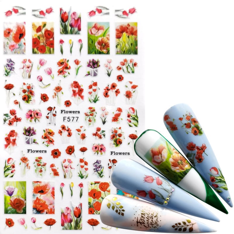 Decorative Manicure Adhesive Nail Strap Stickers