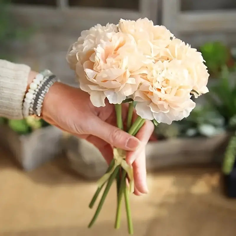 Artificial Peony Bouquet for Home and Wedding Decor