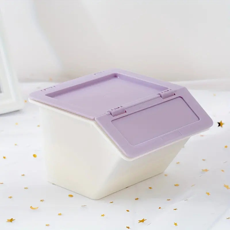 Two Tone Dustproof Cosmetic Storage Box for Makeup