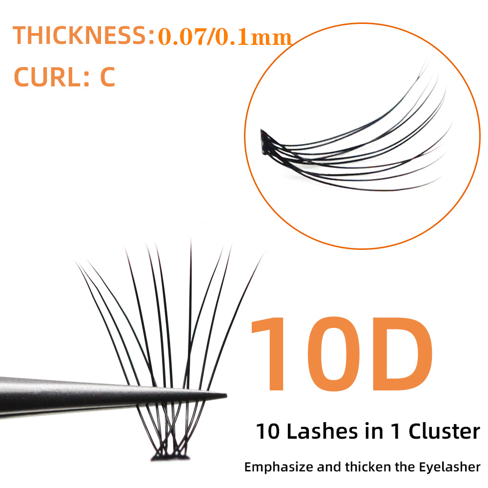 Caramel Brown YY Eyelash Extensions 0.05 Thickness