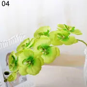 8 Heads Waterproof Artificial Orchids for Home Decor