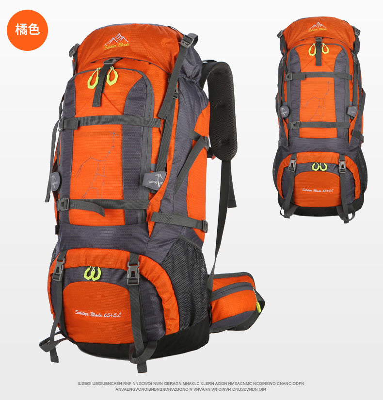 70L Waterproof Hiking Backpack for Men and Women