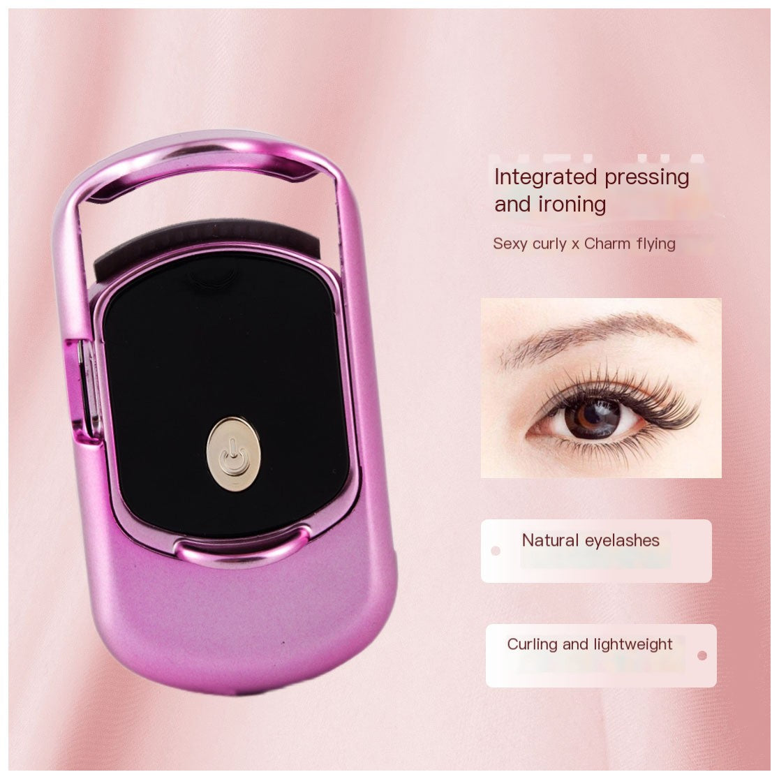 Portable USB Rechargeable Heated Eyelash Curler