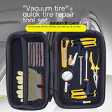 Car and Motorcycle Tire Repair Tool Kit with Glue