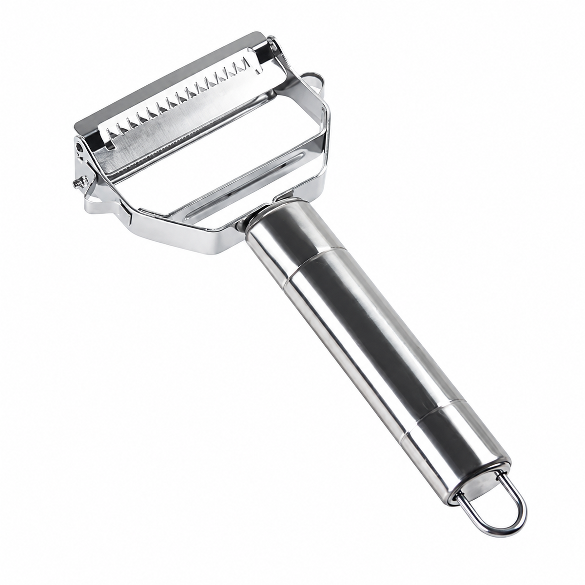 Stainless Steel Kitchen Vegetable Peeler on white background
