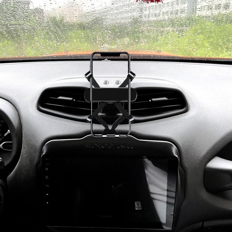 JNGXQ car Phone Holder for Jeep Renegade Phone Mount Interior Accessories 2016 2017 2018 2019 2020 2021 2022 2023 2024 Phone Stand Vent