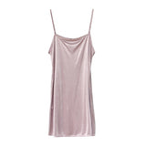 Thin Shoulder Strap Spring & Summer Dress Slip Petticoat