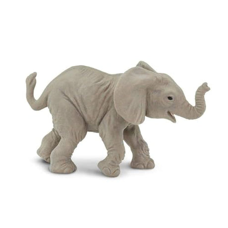 Safari Ltd. African Elephant Baby Toy Figurine - Realistic Hand-Painted 3.3" Model Figure - Safe Educational Toy for Boys Girls & Kids Ages 1+