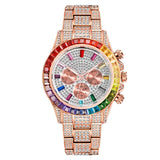 Rainbow Diamond Quartz Watch - Atlantic Shopping Mall