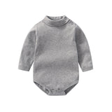 Cotton Long Sleeve Baby Onesie for Fall/Winter