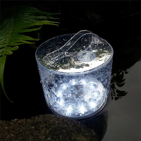 Solar LED Inflatable Camping Lantern - Portable Tent Light