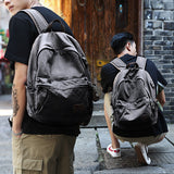 Outdoor Canvas USB Charging Anti-Theft Backpack
