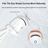Upgraded Electric Eyelash Curler with Dual Temperature