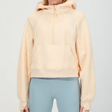 Women's Thickened Fleece Sports Jacket for Yoga Fitness