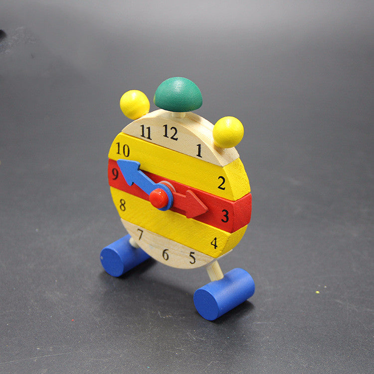 Wooden Educational Puzzle Clock for Kids (Interactive Toy)