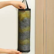 Wall-Mounted Plastic Bag Holder for Kitchen Storage
