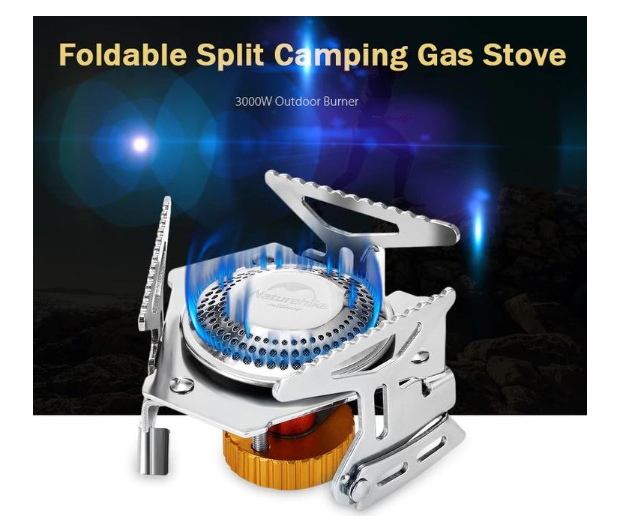 Portable Camping Stove with Windproof Burner