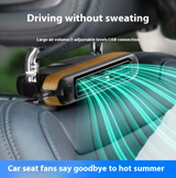 Car Rear Seat USB Fan