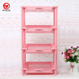 White Hollow Dish Rack and Storage Shelves for Kitchen
