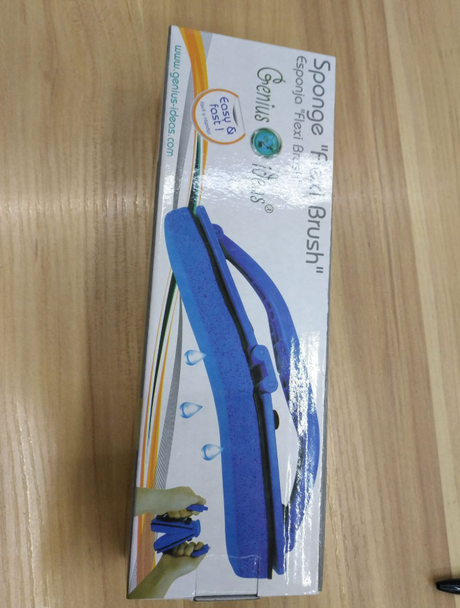 Multifunctional Folding Sponge Brush for Cleaning Tiles