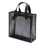 Mesh Cosmetic Organizer Zipper Travel Bag