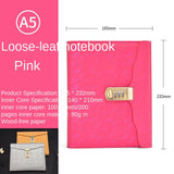 Locked Diary Hand Ledger for Stationery Records