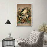 6 pc Casual Guitar Frog Canvas Art for Home Decor