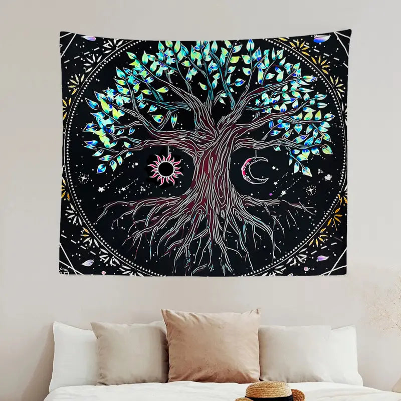 Tree of Life Tapestry Wall Hanging for Home Decor