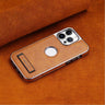 Premium Leather Stand Phone Case