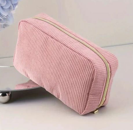 Corduroy Cosmetic Storage Bag