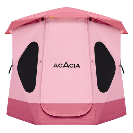 ACACIA Space Camping Tent 2-3 Person Pop Up Tent for Camping with 610 Height 1 Door 8 Windows Waterproof Easy Setup Instant Hub Tent with Removable Rainfly Footprint for Car Camping Glamping