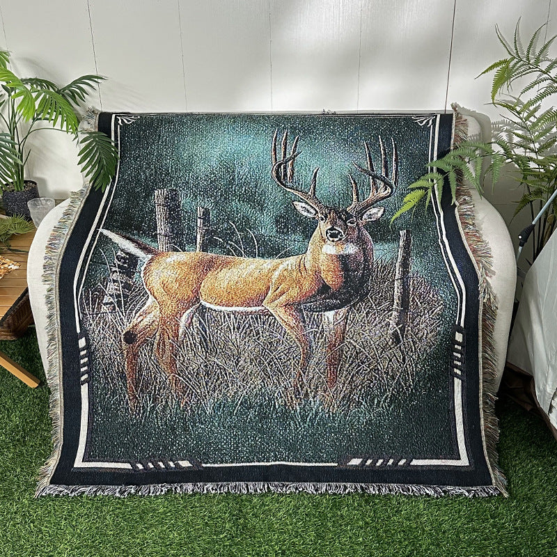Bohemian Outdoor Camping Blanket and Picnic Mat