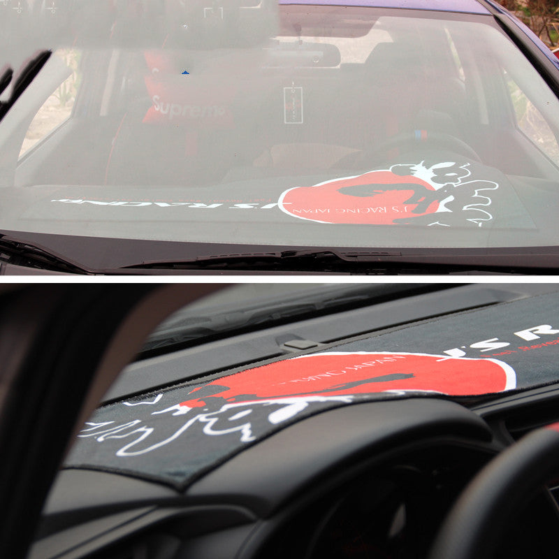 J'S RACING Car Care Towel and Dashboard Mat