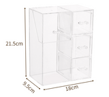 Transparent Acrylic Makeup Brush Organizer Box