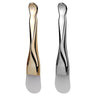 Silicone Face Mask Applicator 2 Packs Dual End Exfoliating Silicone Face Scrubber Soft Makeup Beauty Brush Tools for Clay Cream Gel and Mud Facial Masks (Gold&Silver)