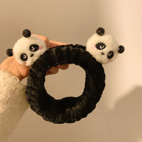 Cute Purple Plush Monster Headband Hair Accessory