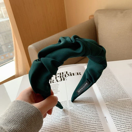 Wide Edge Cloth Hair Band for Women - Retro Style Accessory