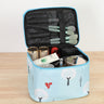 Portable Makeup Organizer Bag with Handle for Travel