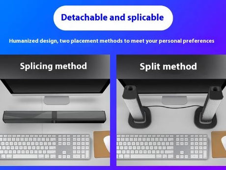 Computer Desktop Split Wireless Bluetooth Speaker